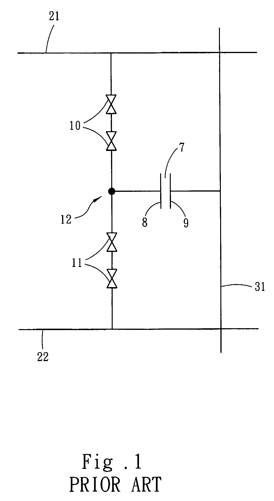 Structure and driving method for active photoelectric element