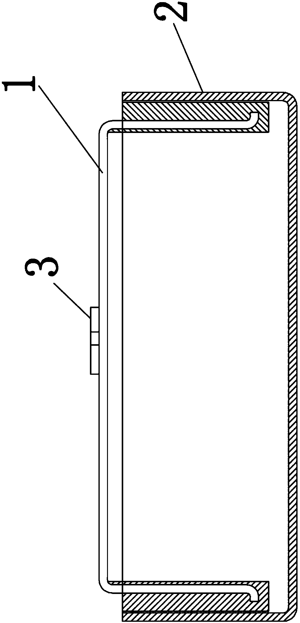 A button-type rechargeable lithium-ion battery