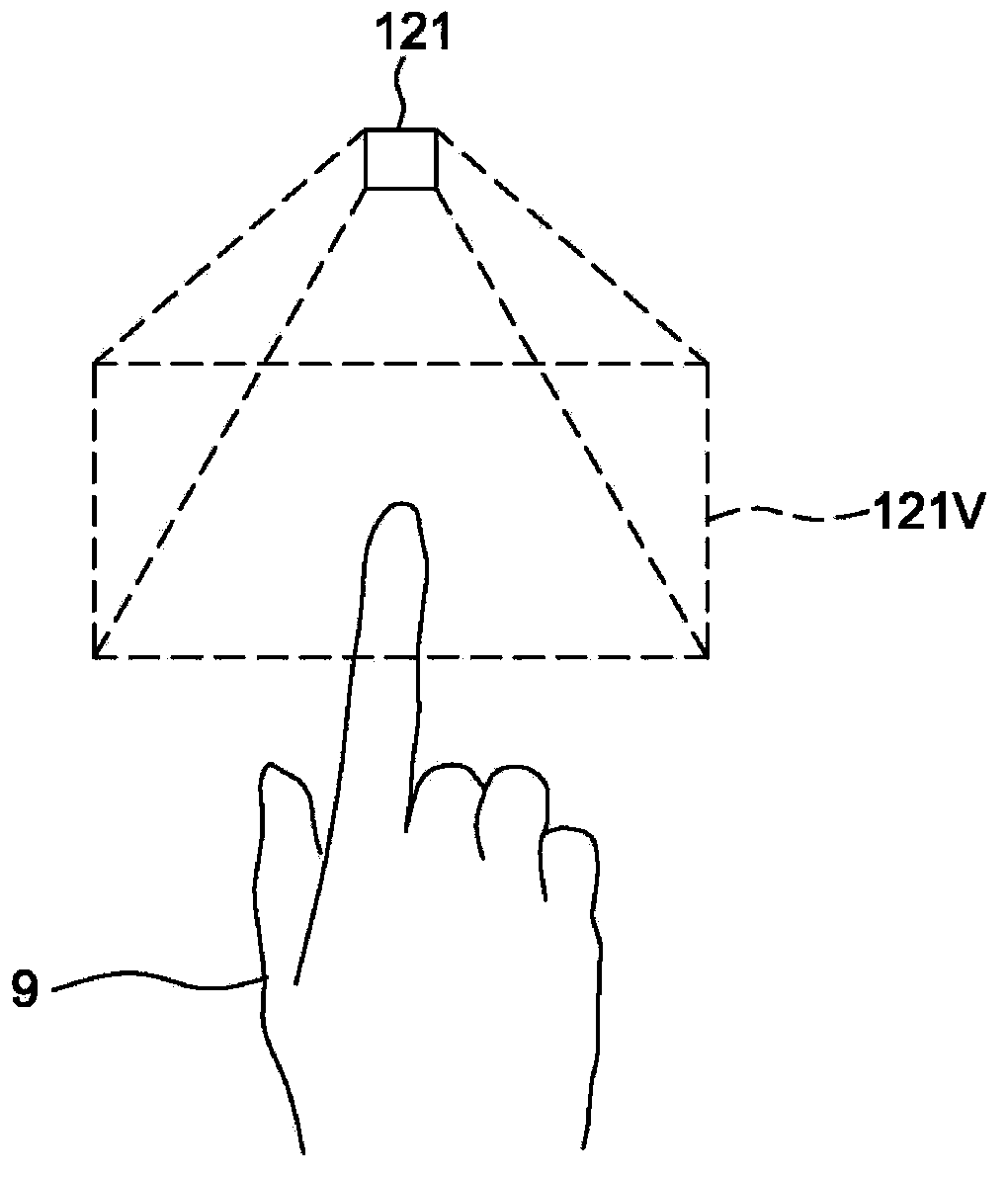 Portable computer with pointing function and pointing system