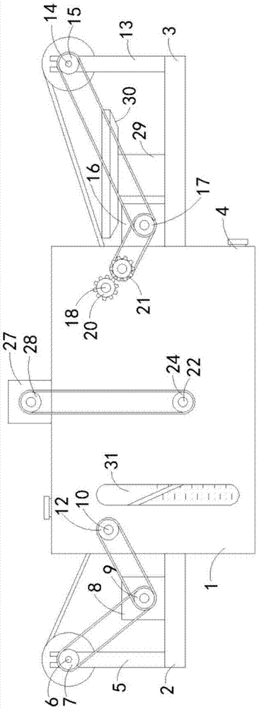 Dyeing device for cloth production