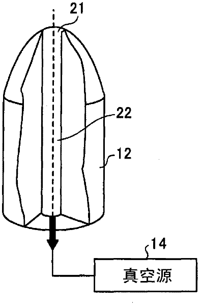 Chucking device and chucking method