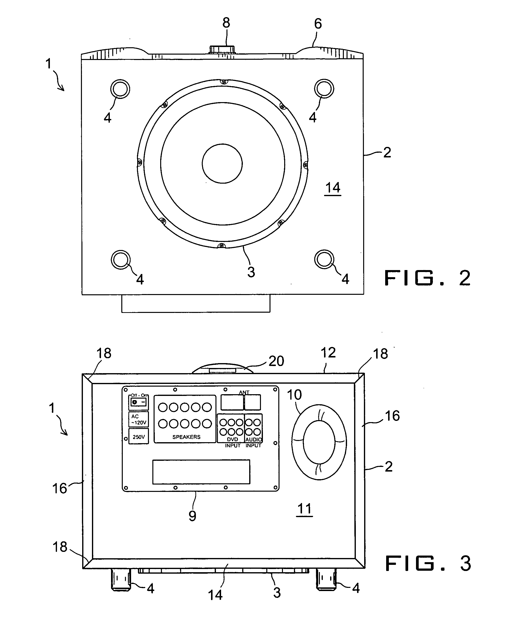 Subwoofer docking station