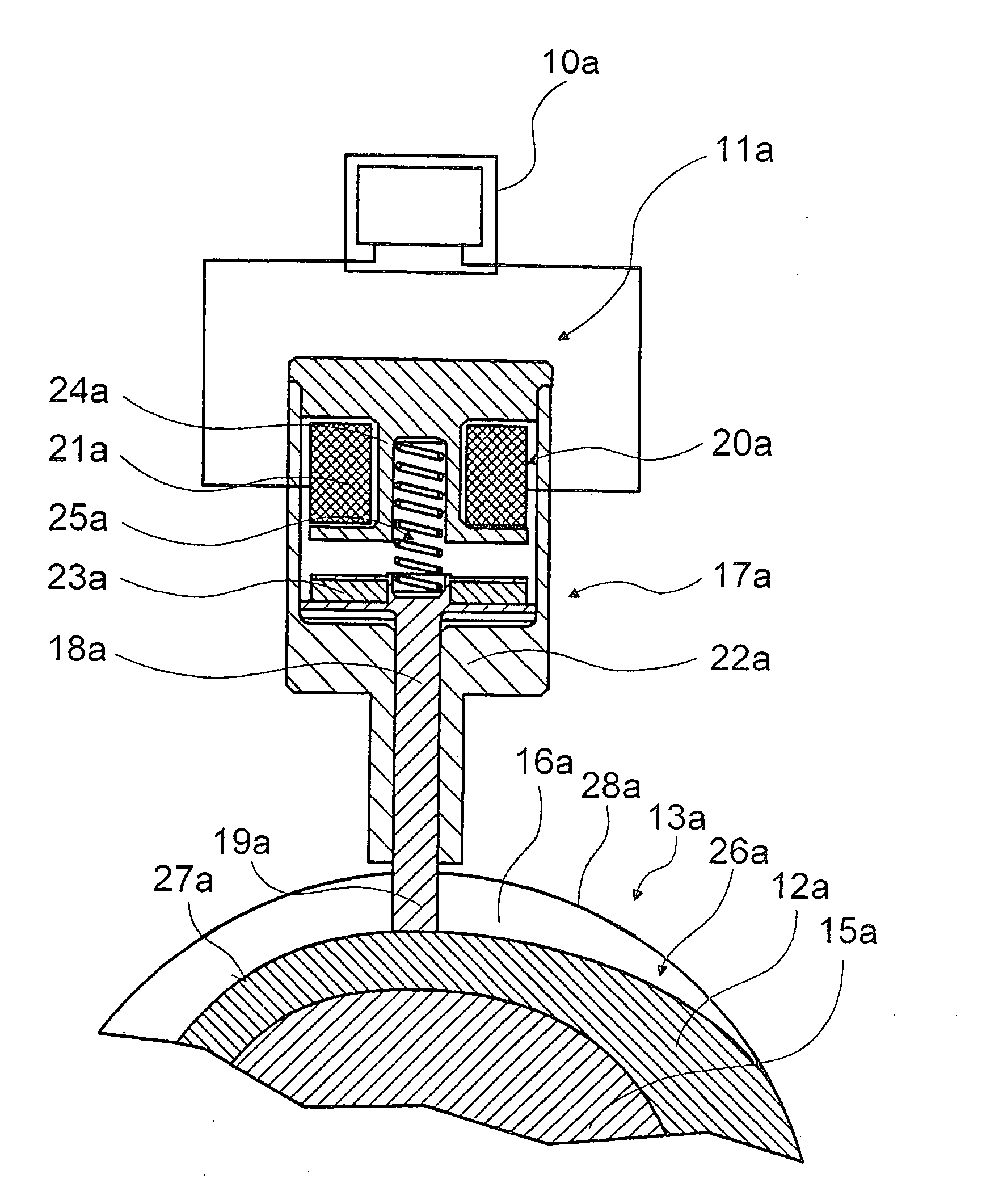 Valve train device