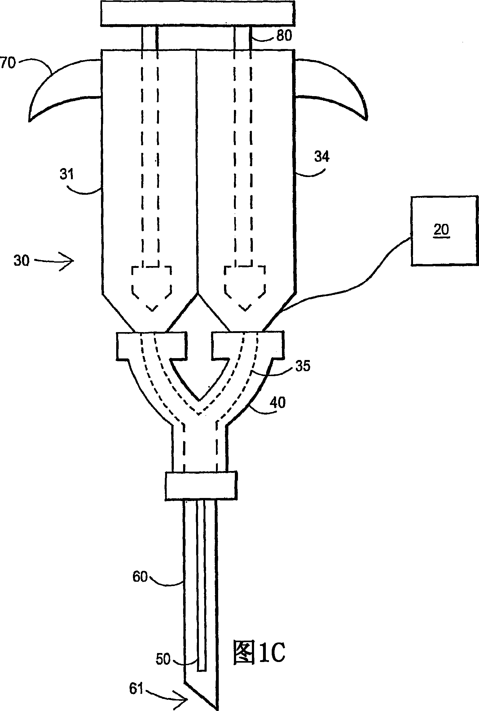 Fibrin sealant delivery device including pressure monitoring, and methods and kits thereof