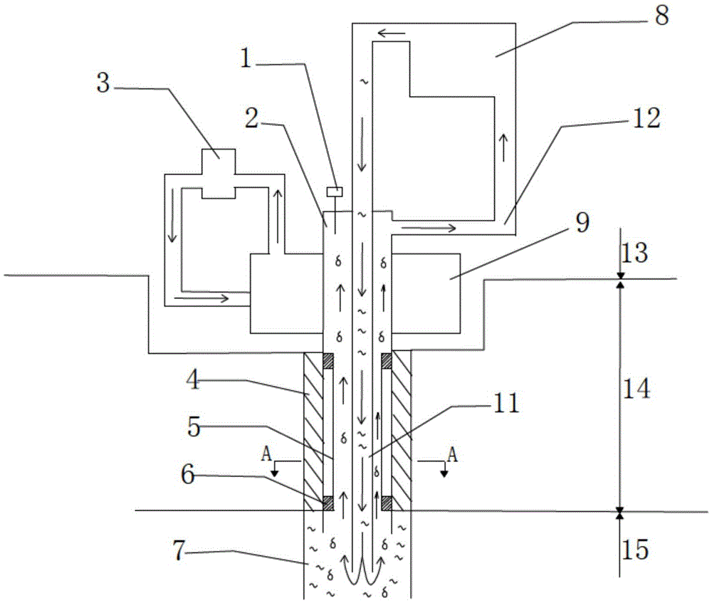 Device and method for extracting and utilizing geothermal energy