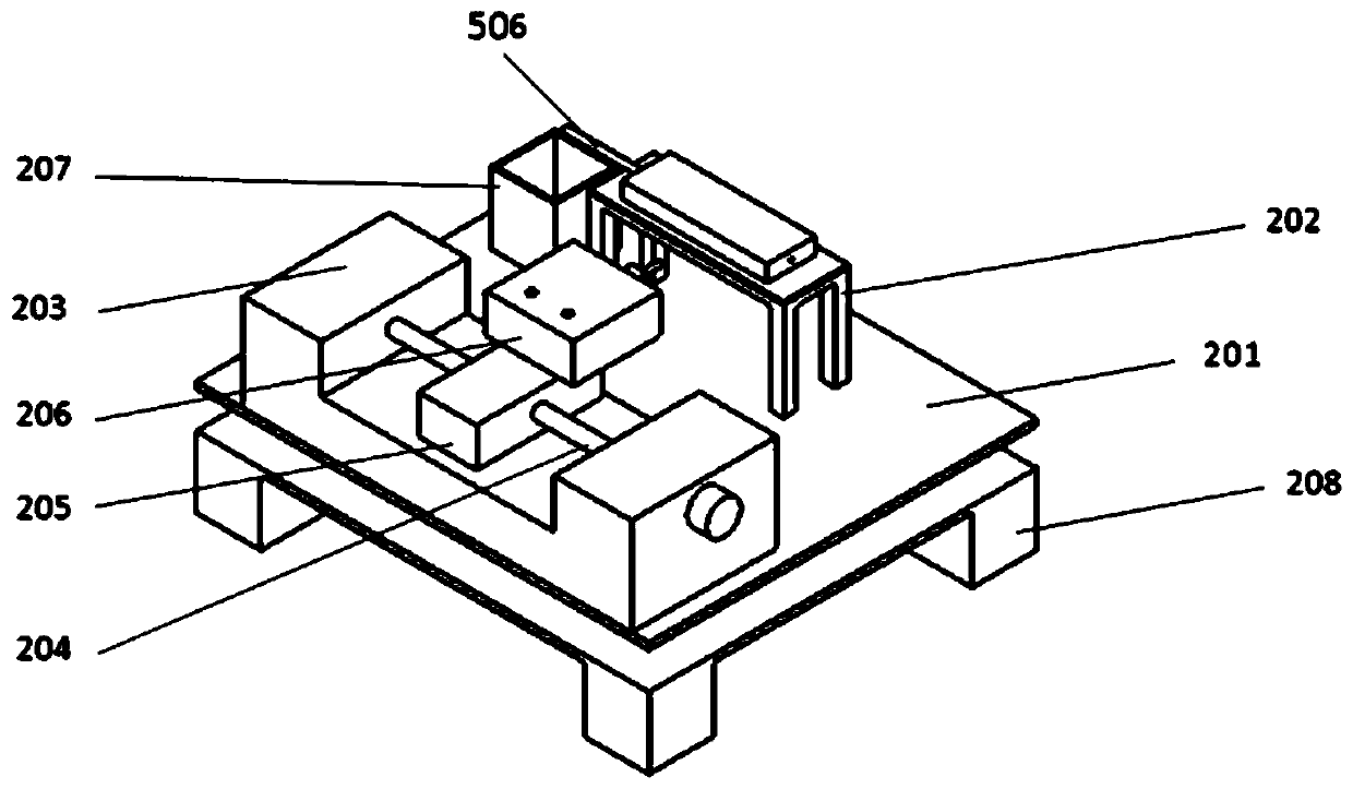 A water flooding oil microscopic physical simulation experiment device and method