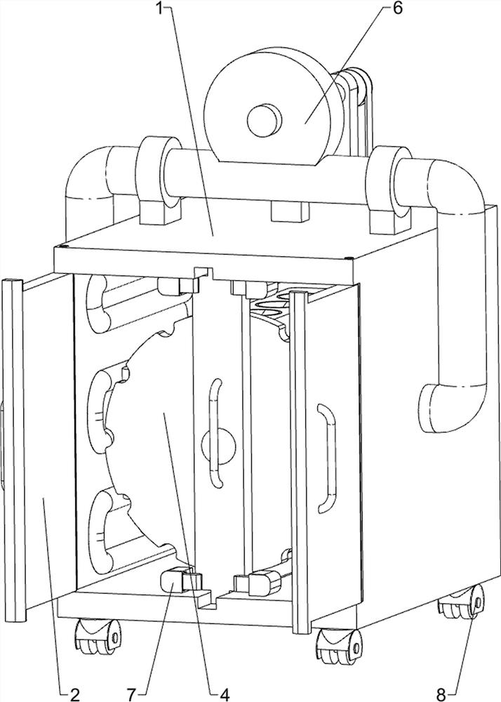 Heating and disinfecting incubator for biological cultivation