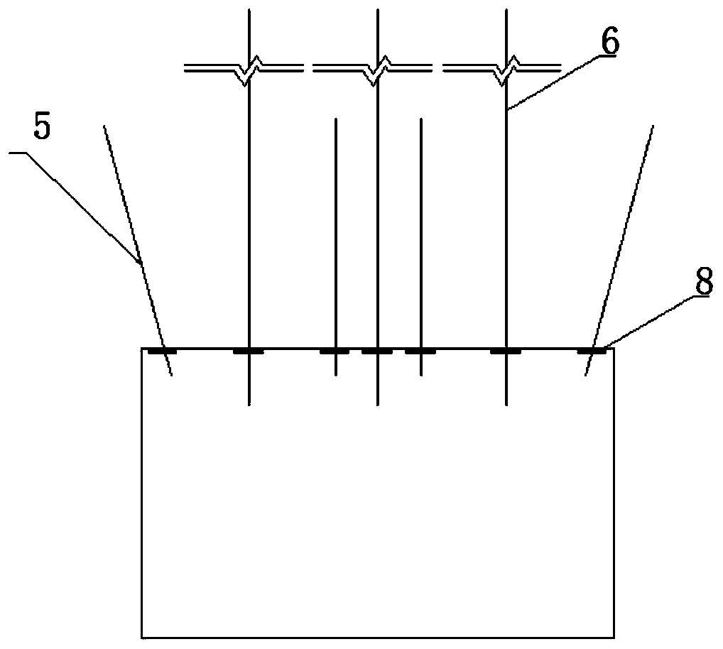 A kind of advance support method of grouting anchor cable