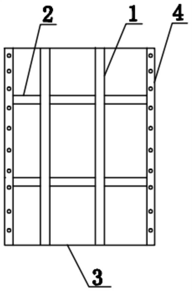 A construction method for pouring shaped steel formwork for small-diameter observation wells