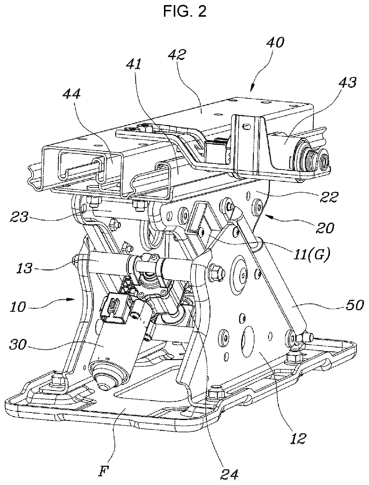 Seat apparatus for vehicle