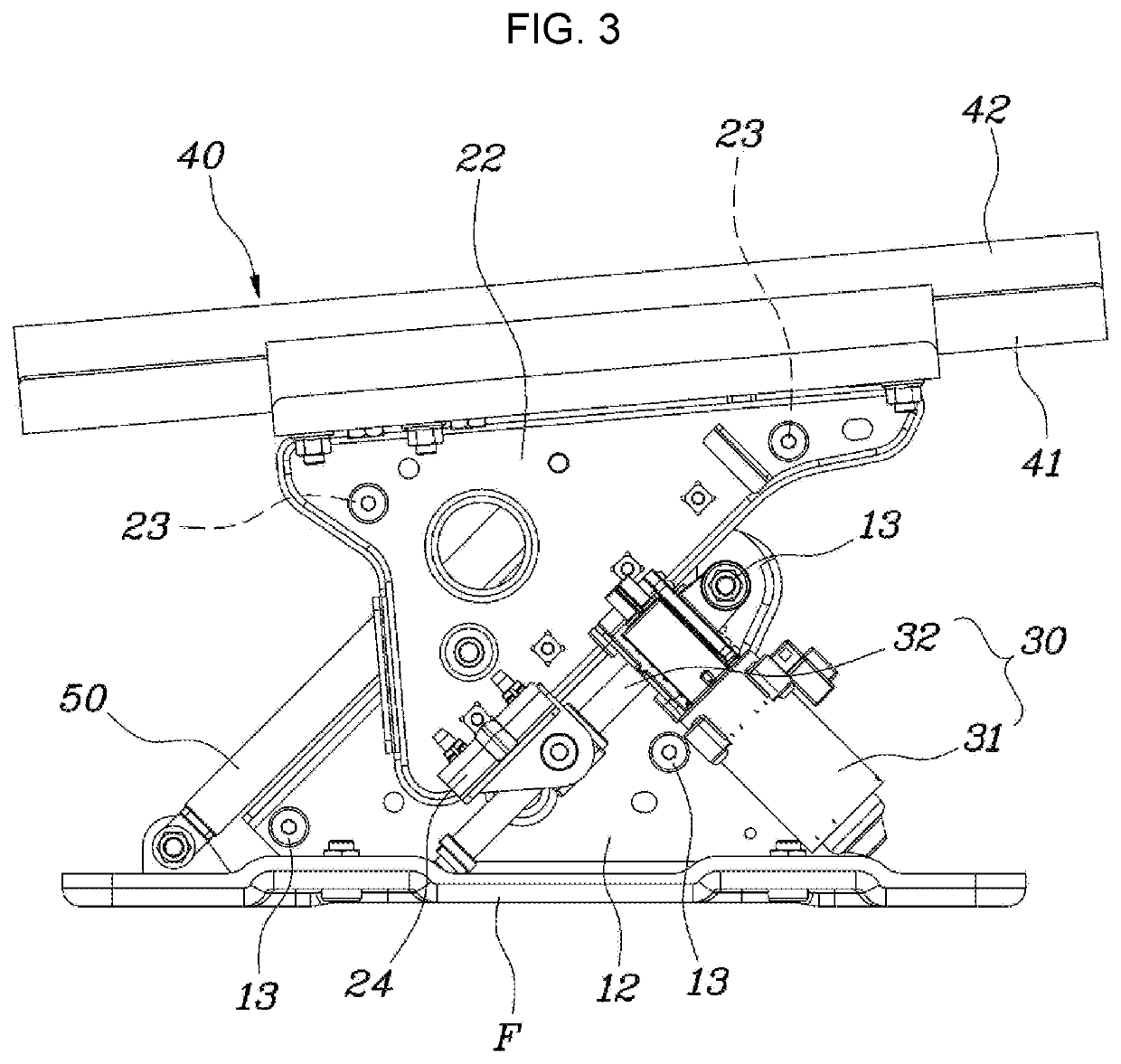 Seat apparatus for vehicle