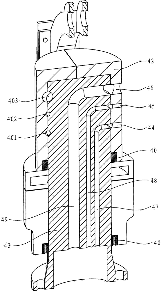 Hydraulic reaming circulation drilling machine and reaming pile construction technology thereof