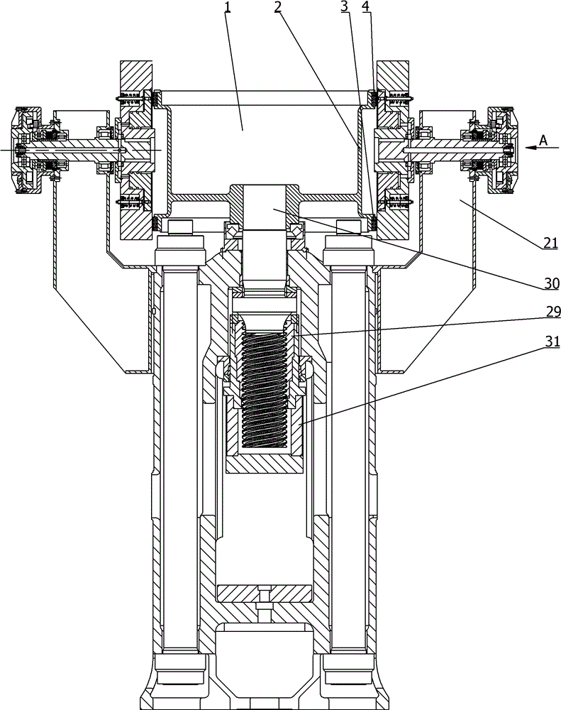 Friction screw press