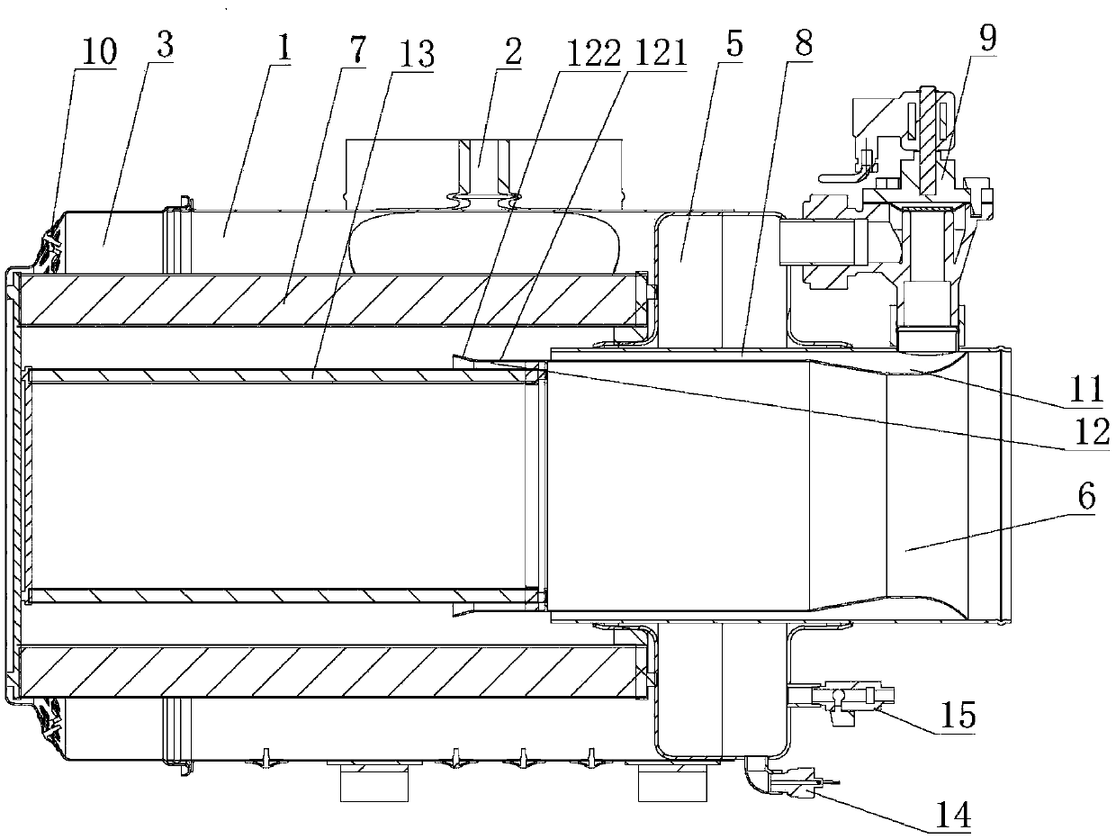 Self-cleaning air filter and control system thereof