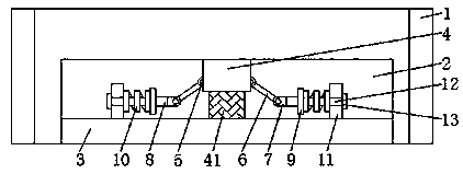 Novel pressure-reducing square speed bump