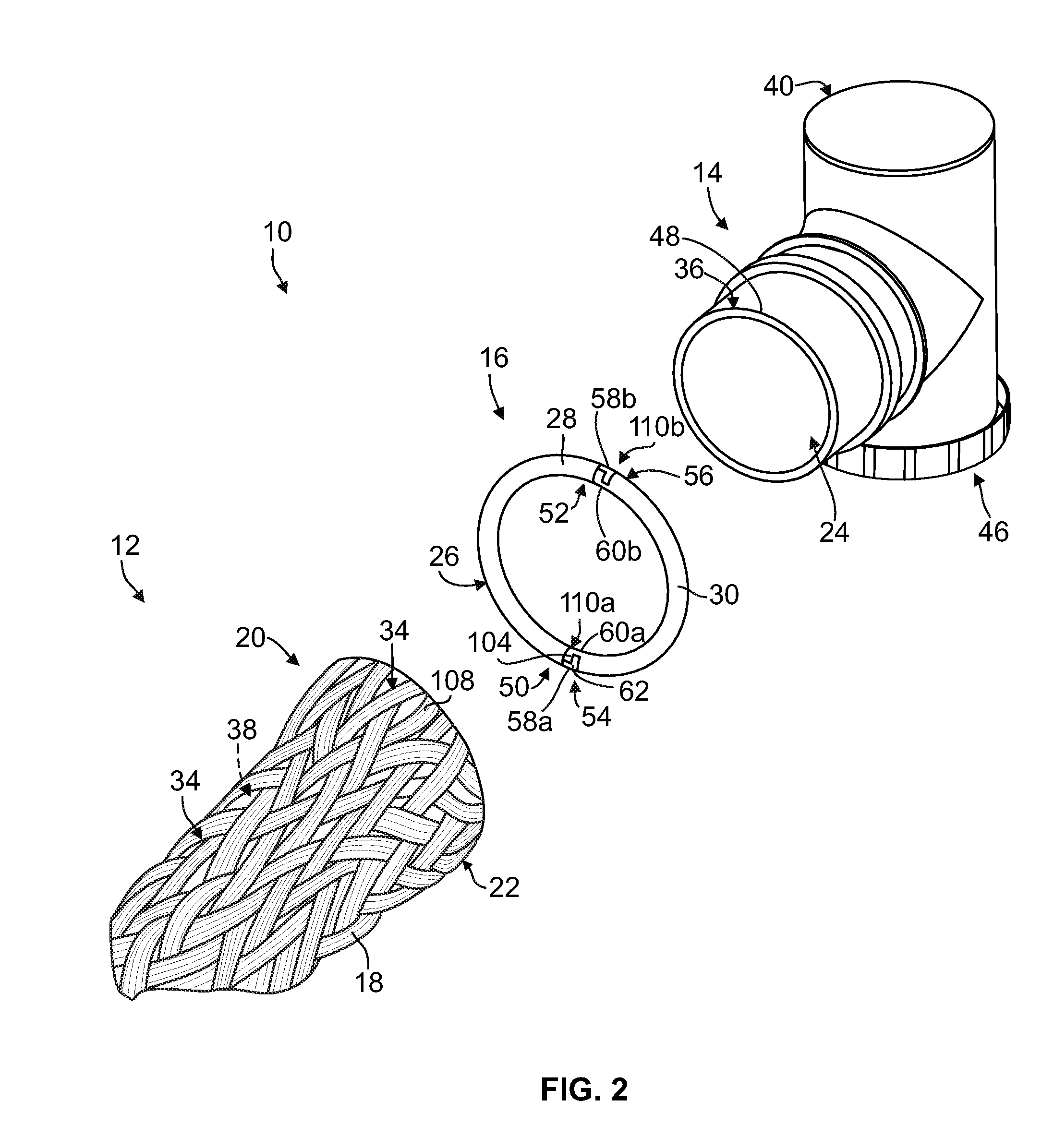 Attachment ring for attaching a shield of an electrical cable to a backshell