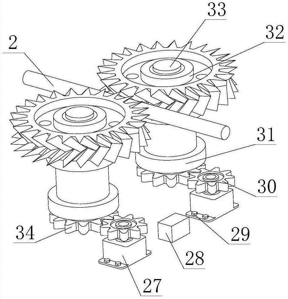 Duplex variable pitch wire deicing robot