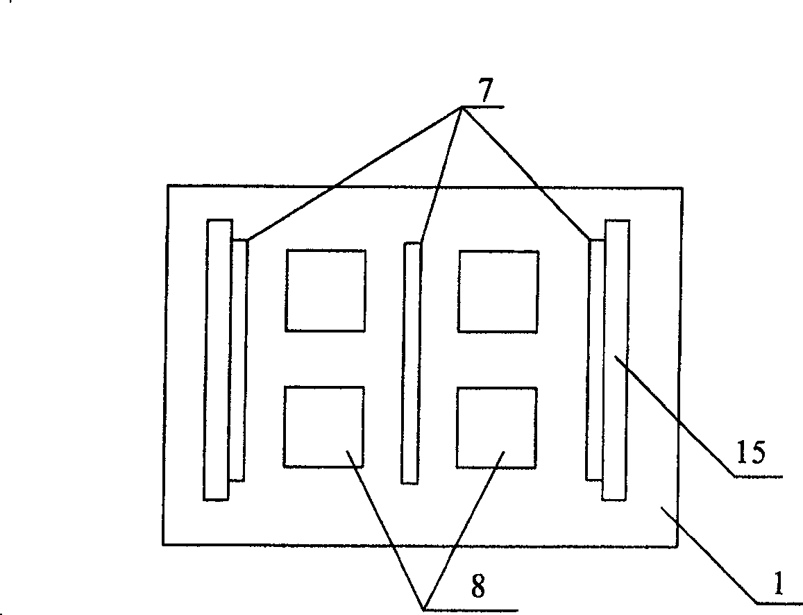 Field emission flat panel display with shield electrode structure and its producing method