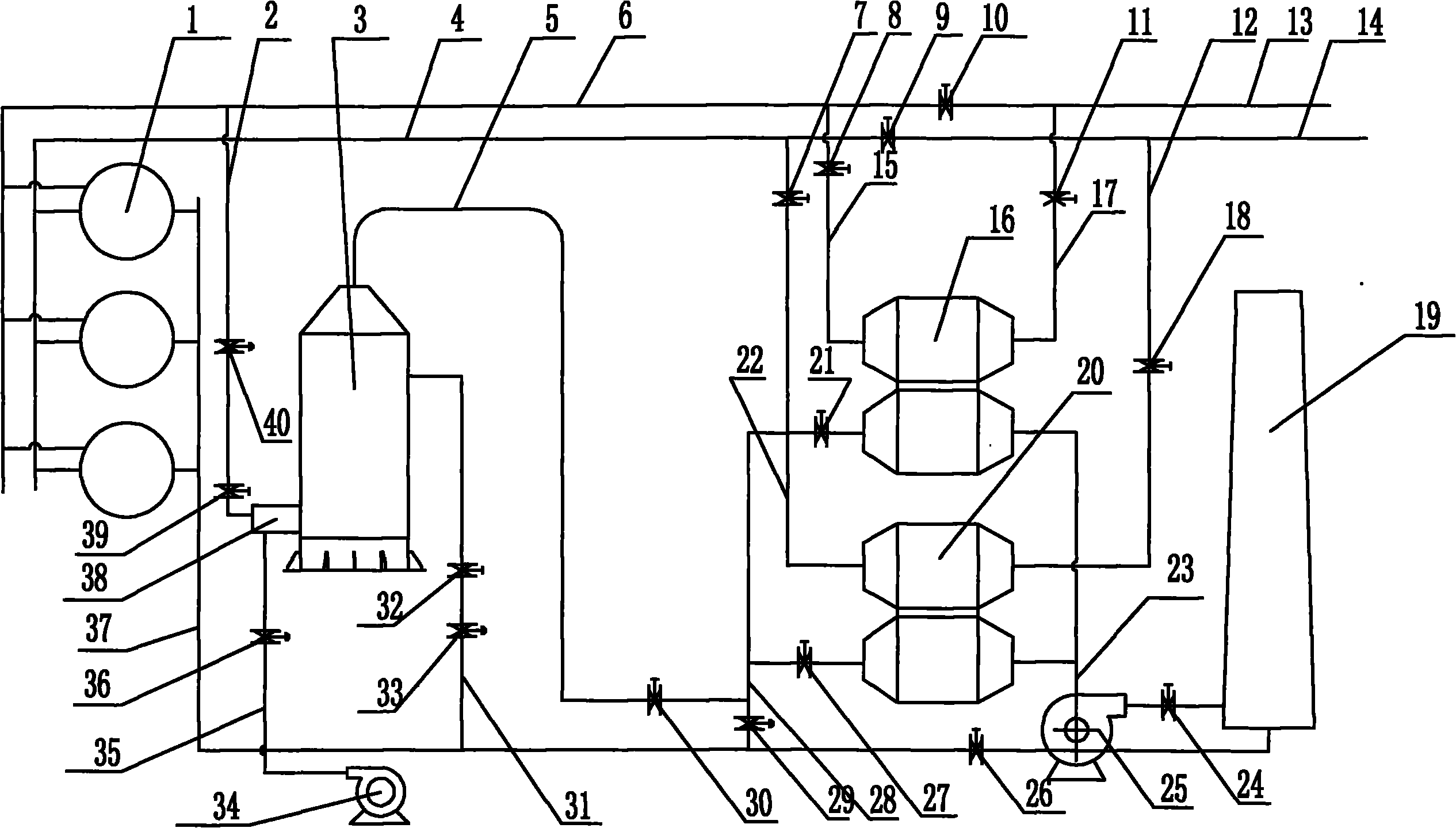 High wind temperature energy saving and emission reduction combined preheating method for blast furnace