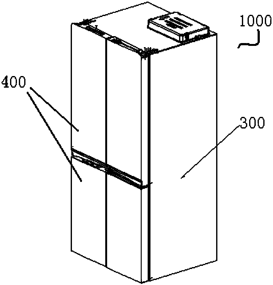 Air door assembly control method and control device as well as equipment