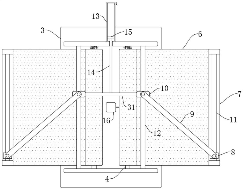 Woodware airing frame convenient for keeping rain out