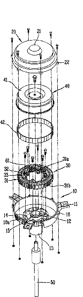 Outer rotor type motor and outdoor unit having the same