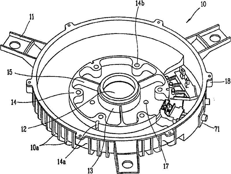 Outer rotor type motor and outdoor unit having the same