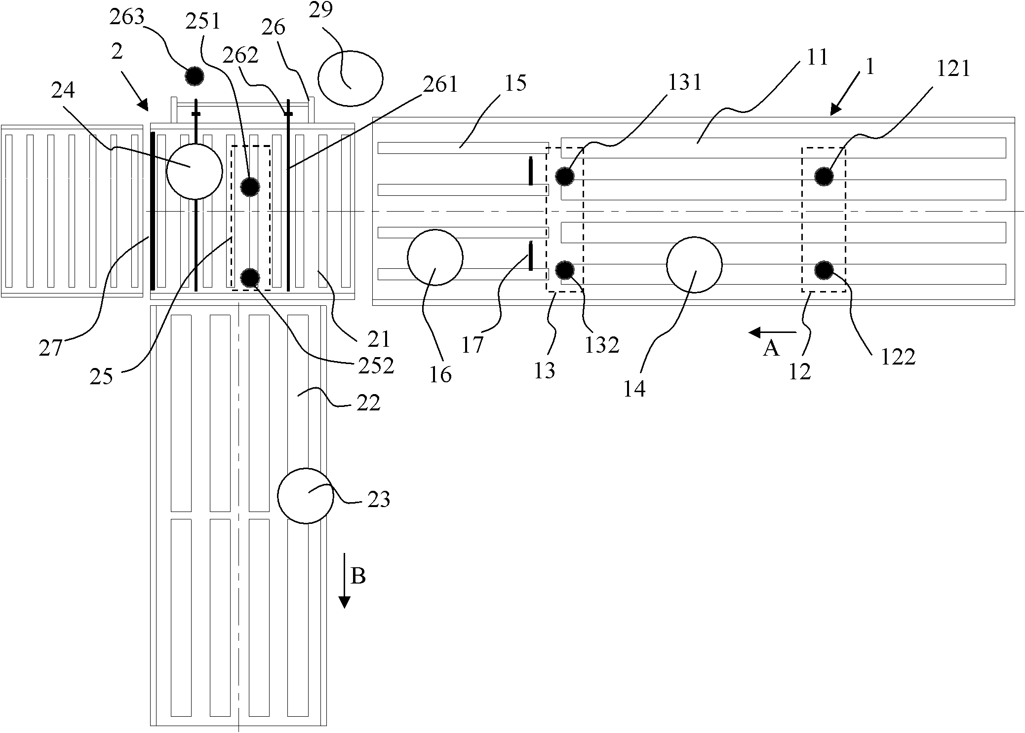 Control device for full-automatic steering transmission of pure light mineral cotton acoustic board