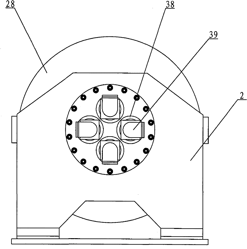 Multi-point flexibly-driven stepless speed change winding device