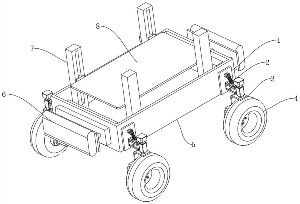 Intelligent vehicle and wheel edge driving device thereof