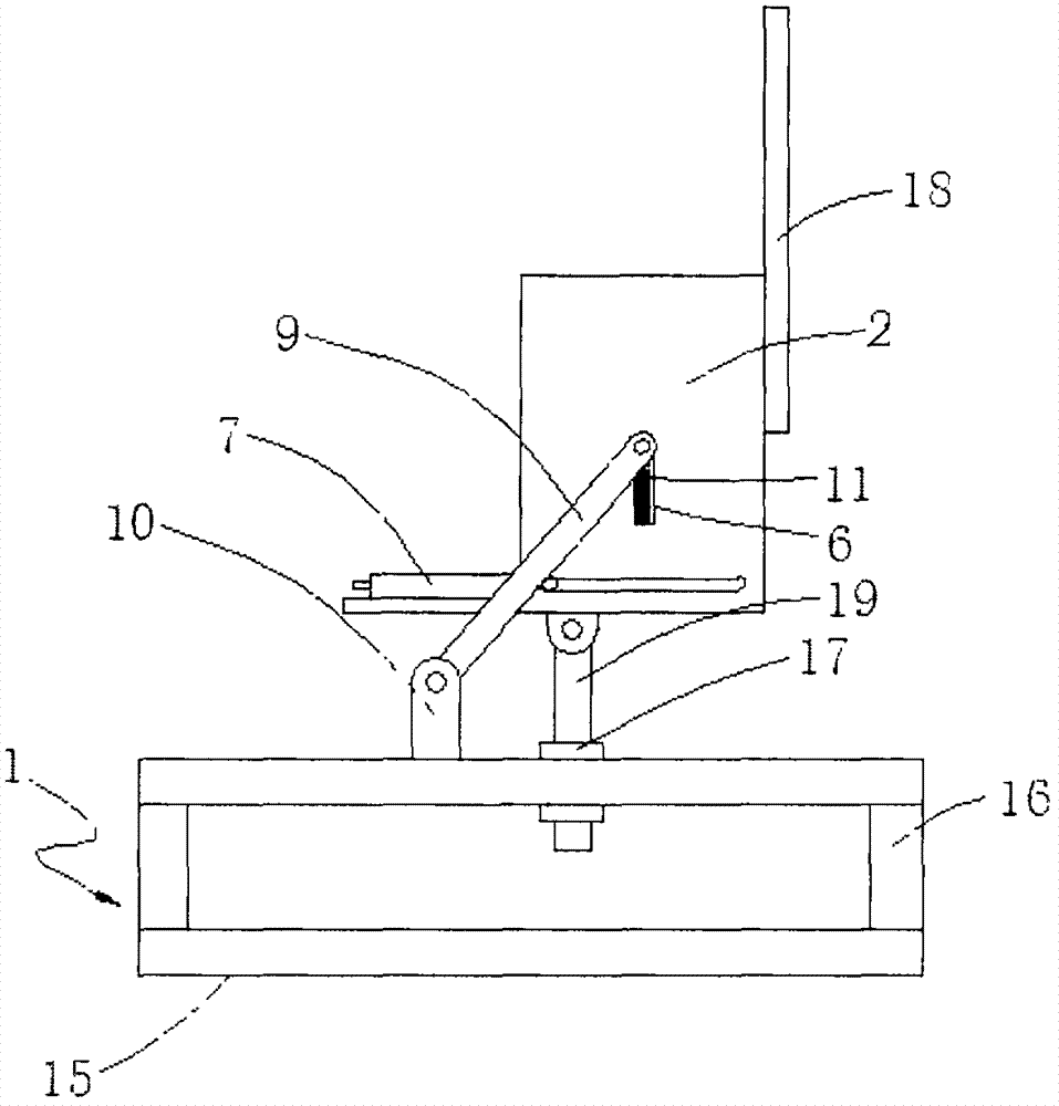 Large-amount triflorum seed cracking device