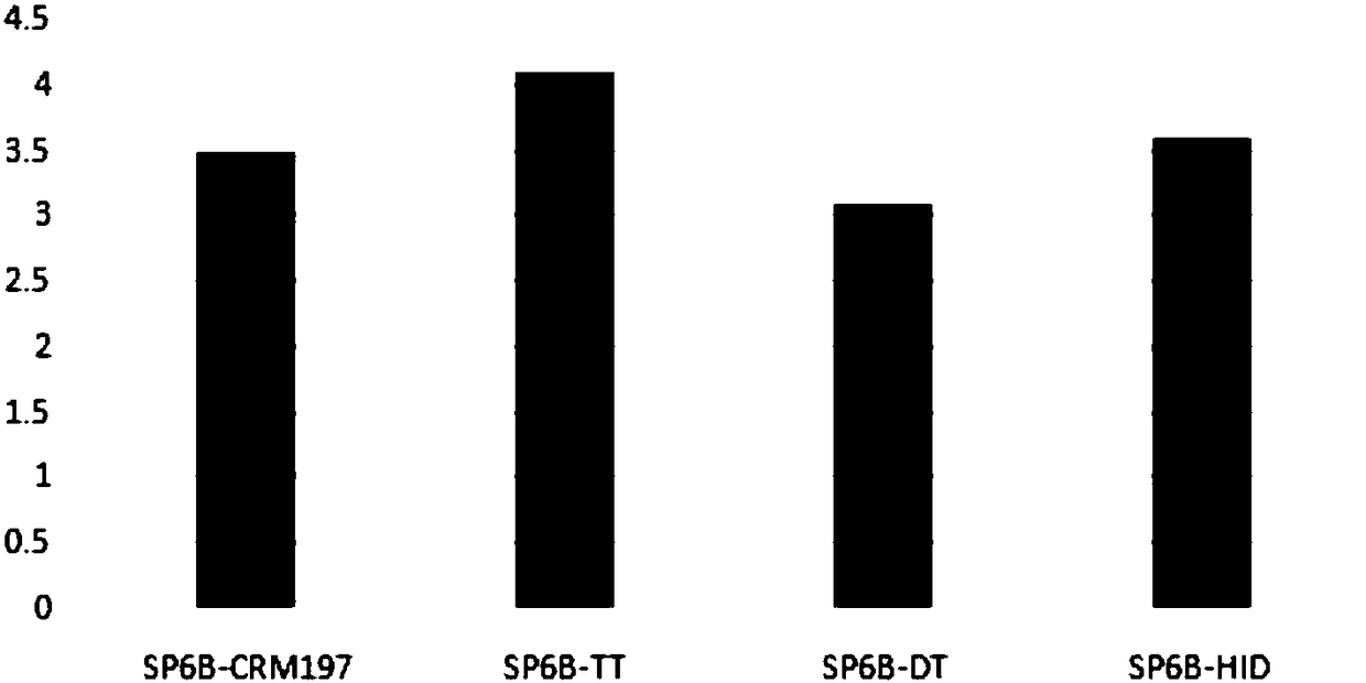 Preparation combination of multivalence pneumococcal conjugate vaccine and application thereof