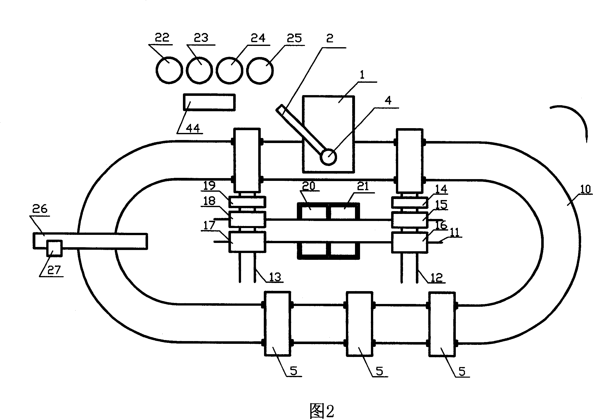 Technology and device for manufacturing gypsum lightweight cavity wallboard and building block