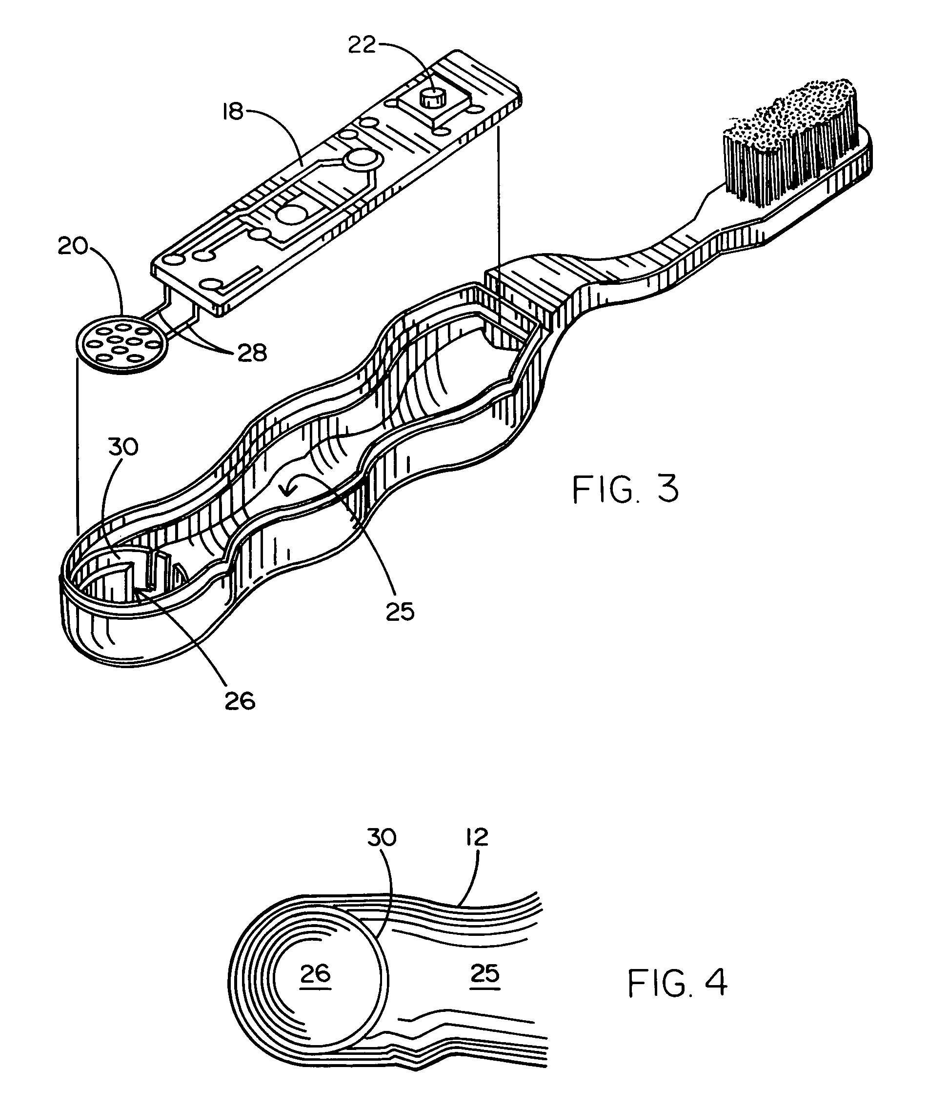 Child's music-playing toothbrush configured for attractive display of graphics and improved sound quality