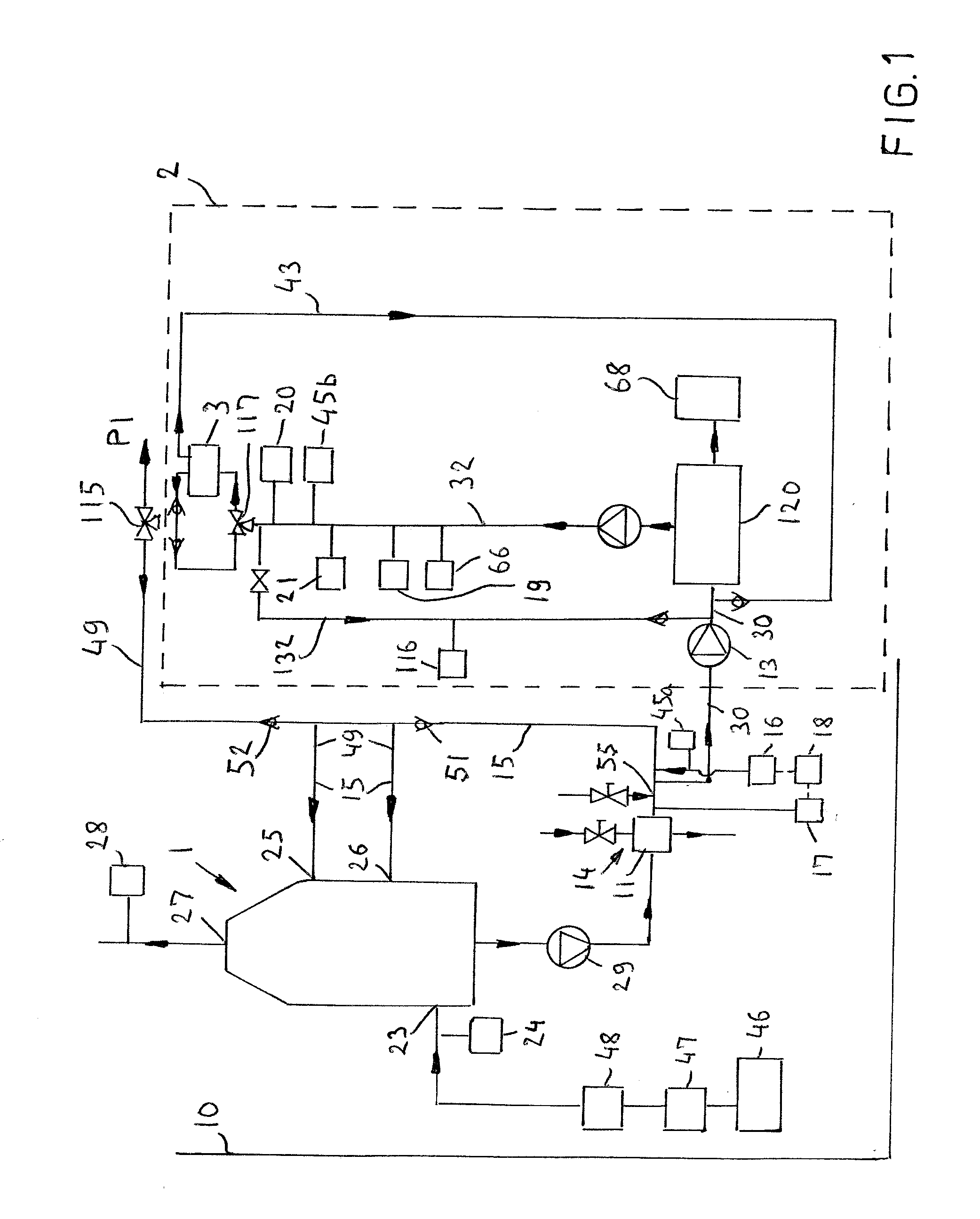 Method for treating impurities contained in exhaust gases of ships, ship with a scrubber, and purification unit