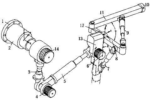 A robot arm with multi-angle precise control