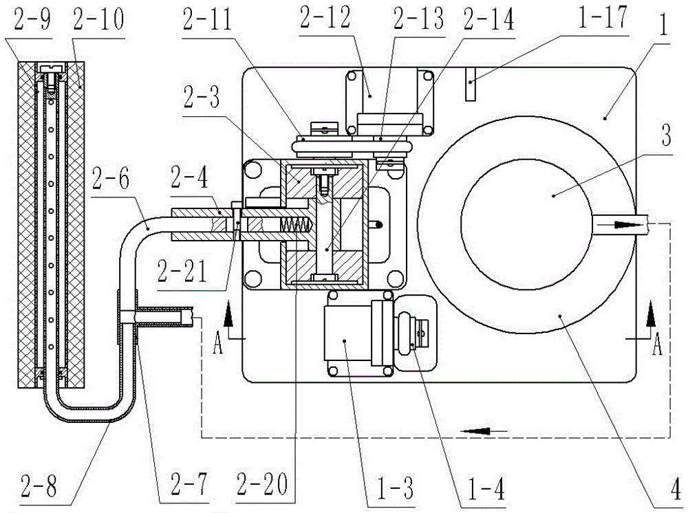 Automatic brushing machine for interior wall paint