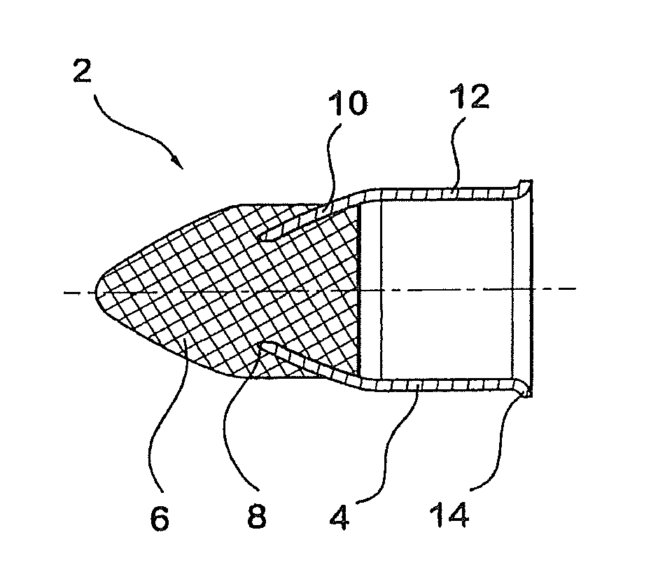 Terminus cap for a drive cable, drive cable, method for the production of a terminus cap, and method for the production of drive cable