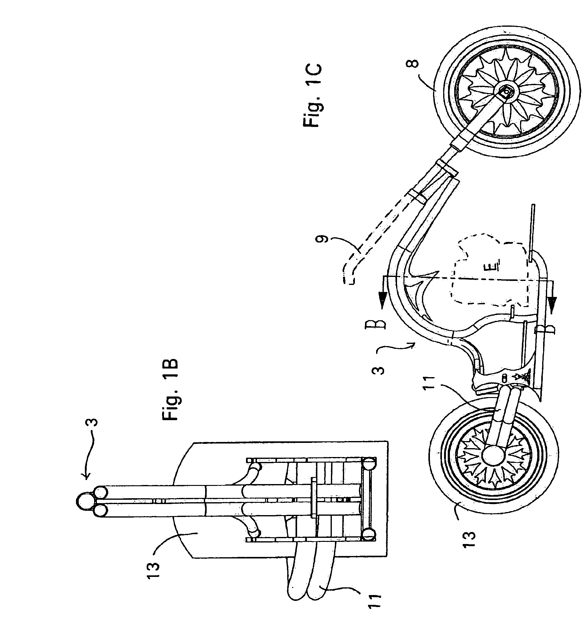 Cantilevered motorcycle frame