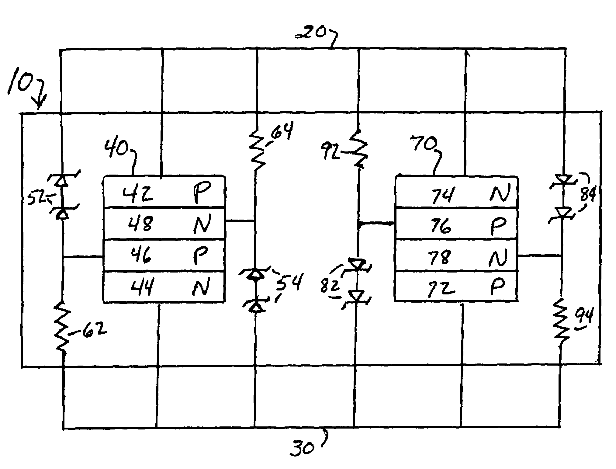 Fast and compact SCR ESD protection device for high-speed pins