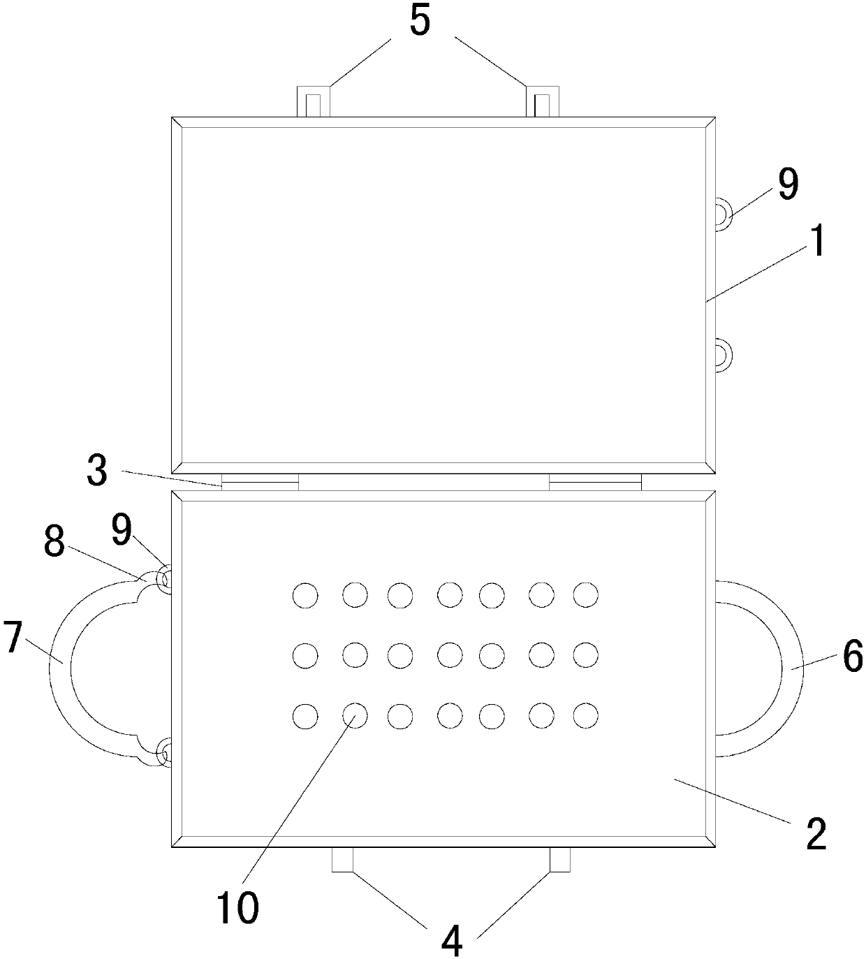 Hand-pulling type tablet display screen protective shell