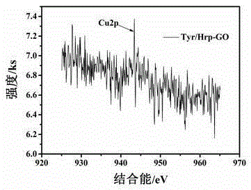 Preparation method and application of co-immobilized enzyme electrode for detecting hydroquinone and catechol