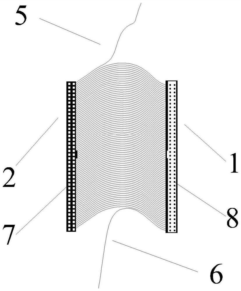 Flexible magnetic flux sensor and manufacturing and mounting method thereof