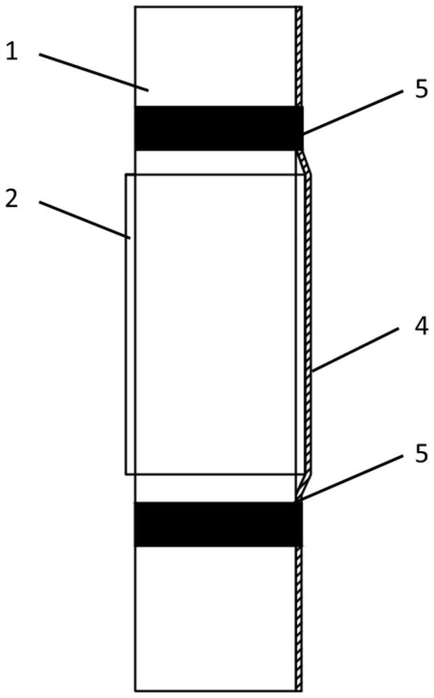 Method and device for protecting optical cable outside oil well casing