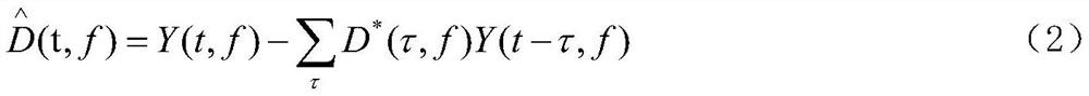 Speech dereverberation method based on deep features of generative adversarial network