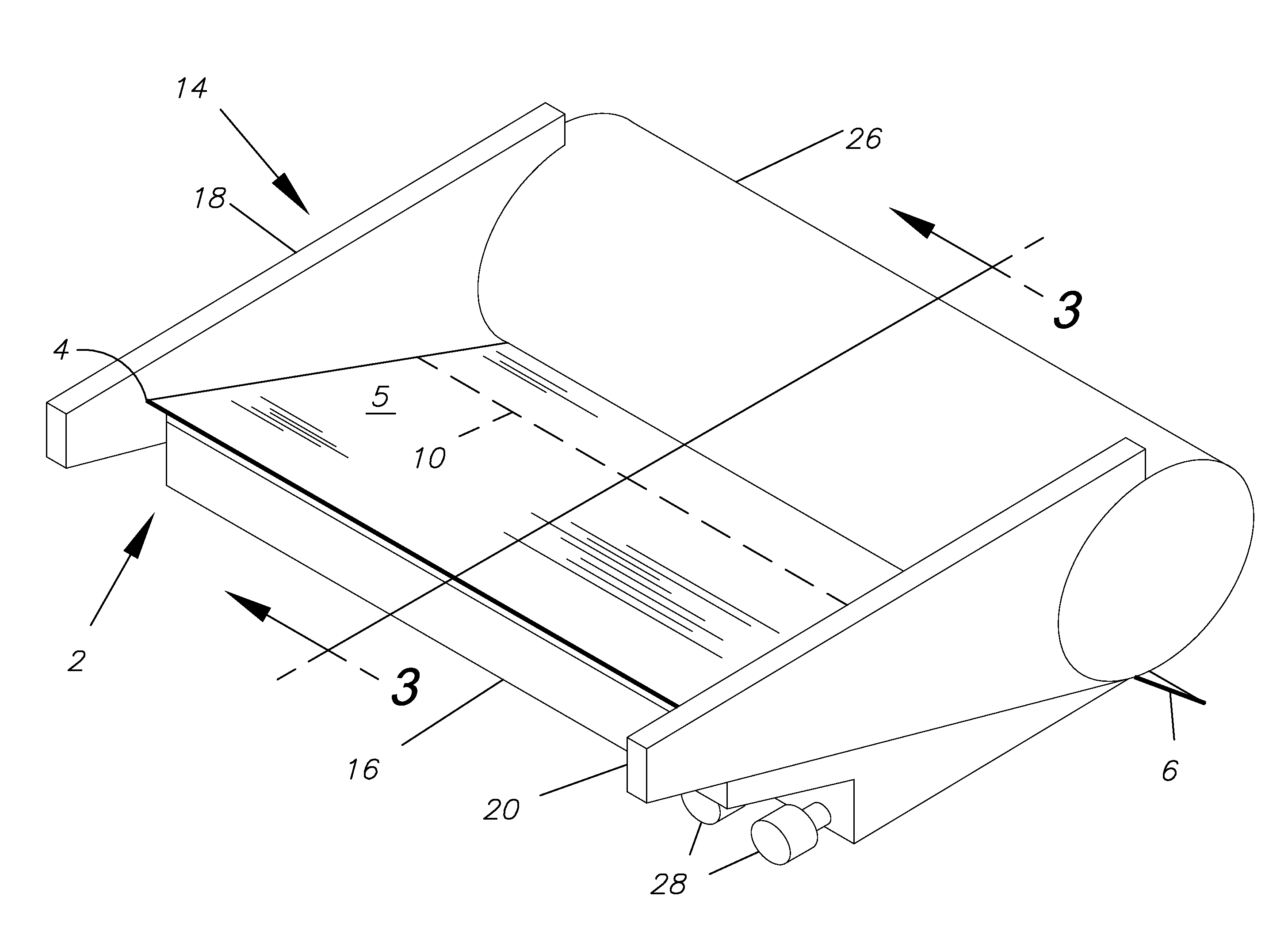 Ink fountain liner and blade guard