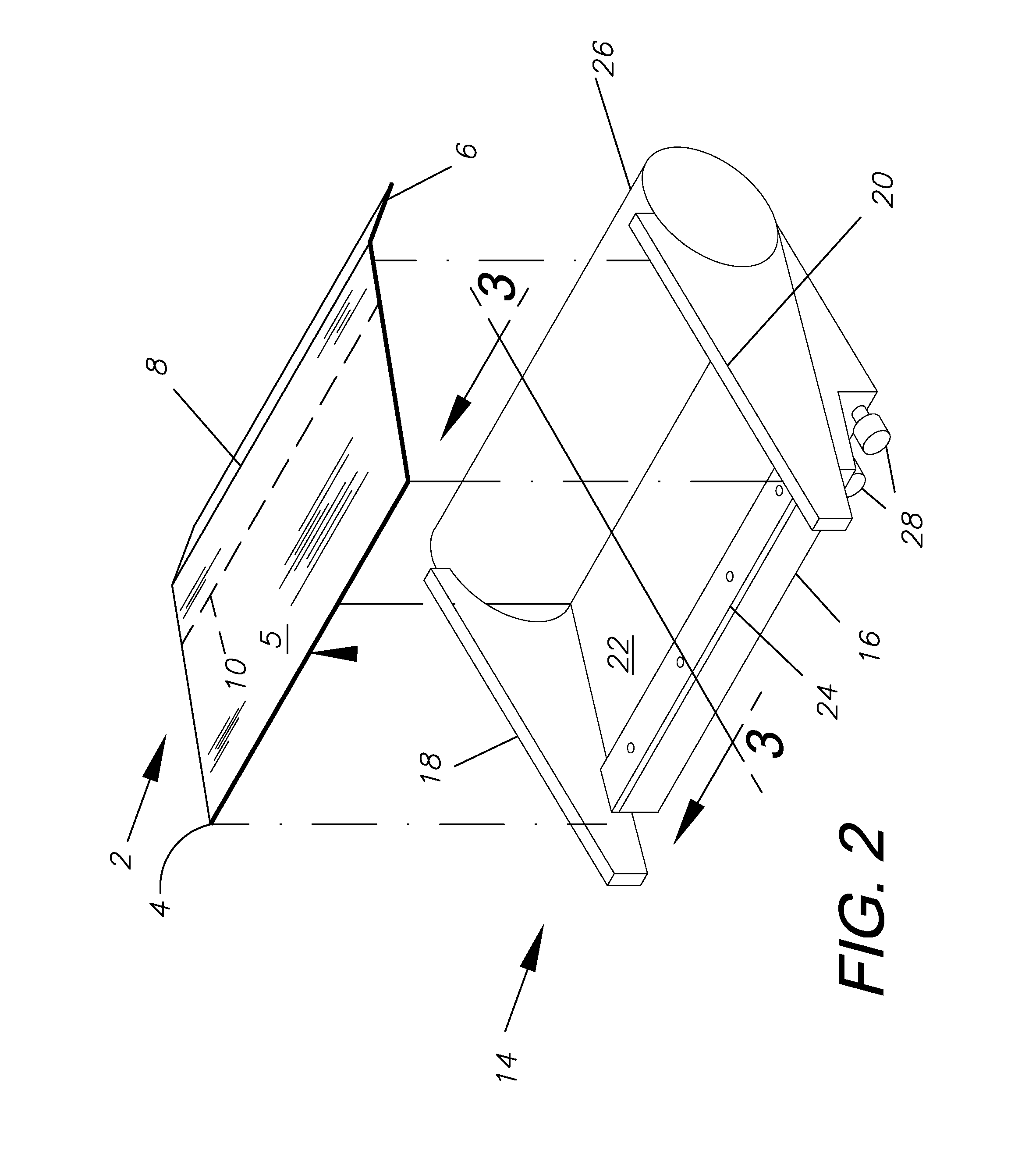 Ink fountain liner and blade guard