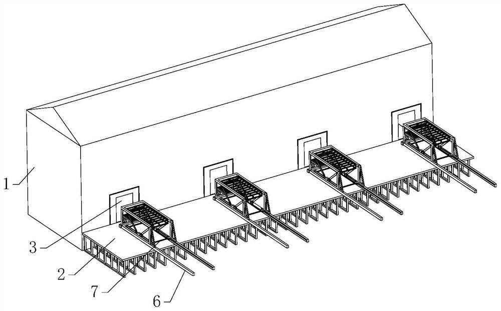 Closed intelligent automatic loading platform suitable for low-temperature refrigeration house