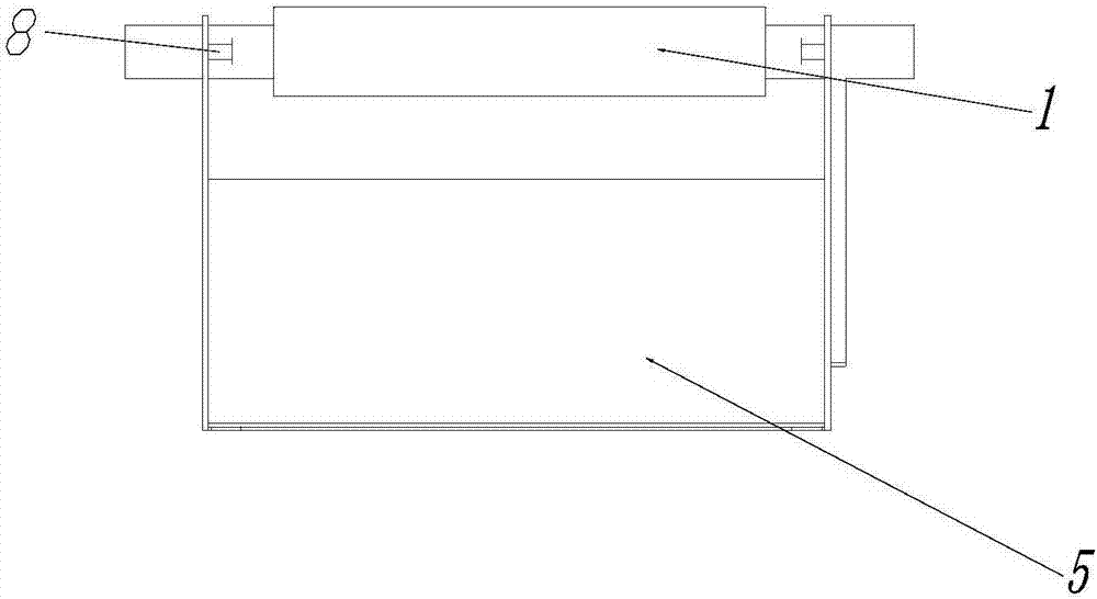 Flying dust separation type garbage collection robot