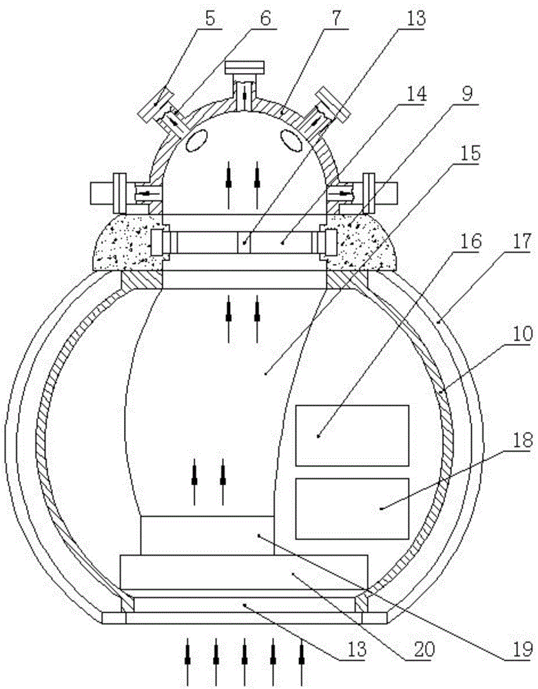 System for clearing up atmospheric haze and using method of system